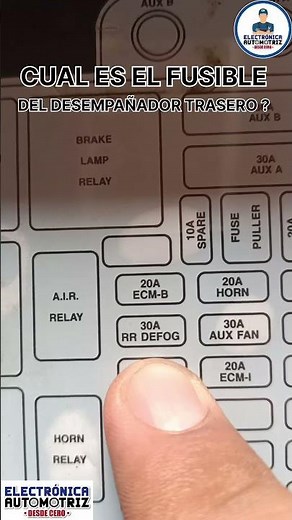 WHAT IS THE REAR DEFOGGER FUSE? #automotiveelectronics #car #autoelectricity