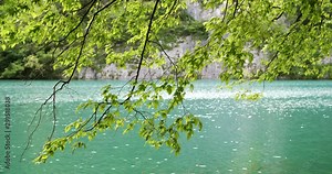 Big waterfall in Plitvice Lakes National Park in Croatia08