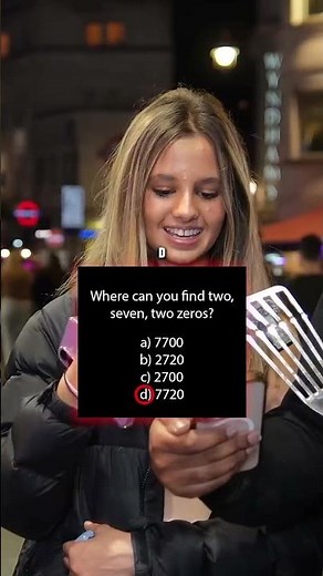 Where can you actually find two, seven, two zeros?