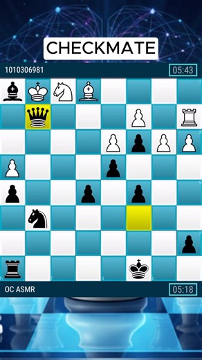 Online Chess ASMR #93 ♟️ — Checkmate! #shorts