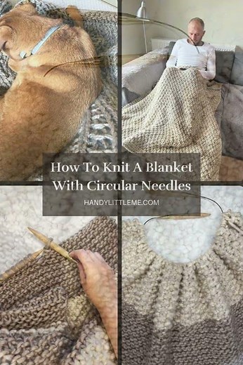 How To Knit A Blanket With Circular Needles