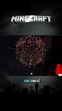 Minecraft :cách chế tạo pháo hoa Trong Minecraft #shorts #minecraft