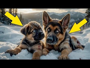 Tied, Injured, and Forgotten: German Shepherd Mom and Her Puppy Fight for Survival