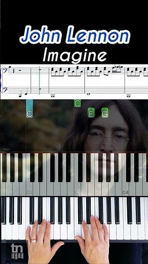 John Lennon Imagine Piano Tutorial
