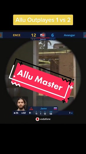 Allu Masterclass: Epic 1v2 Outplay in CS:GO