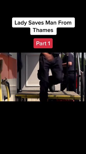 Lady Saves Man From Thames - Part 1 #rnli #viral #fypシ #savinglivesatsea #lifeboat