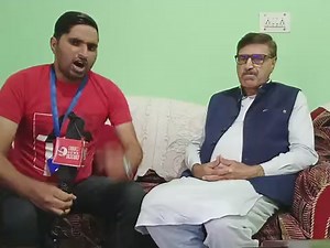 First interaction with jnb. Mohd Iqbal Malik. DDC member, Darhal . Post Historical Public gathering of Honourable Home minister , Sh Amit shah at Rajouri. Report by shokit ch 9086997250 | Diem News India
