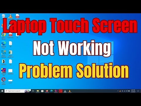 Laptop Touch Screen Not Working Problem Solution | How to Fix Touchscreen Not Working in Windows 10