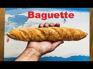 Easy French Baguette, How to make at home baguette.