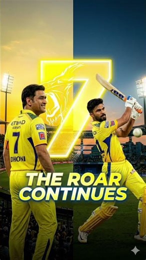 The Lion is Back! 💛 Chennai Super Kings 2026 Tribute #IPL2026