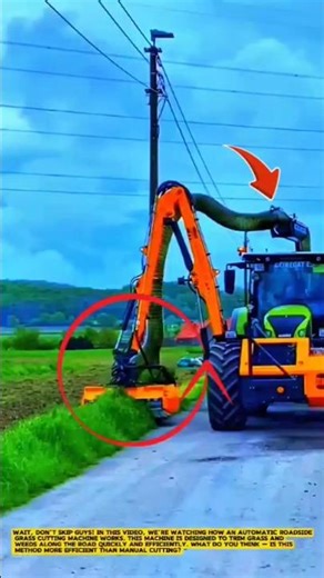 Automatic Roadside Grass Cutter – The Modern Way to Maintain Road Cleanliness!.