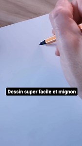 65K views · 7.7K reactions | Dessin facile et mignon ☺️. #dessin #facile #apprendre #debutant #tuto #tutorial #draw #drawing #easy #learn #beguiner. | Ezio Lia | Facebook