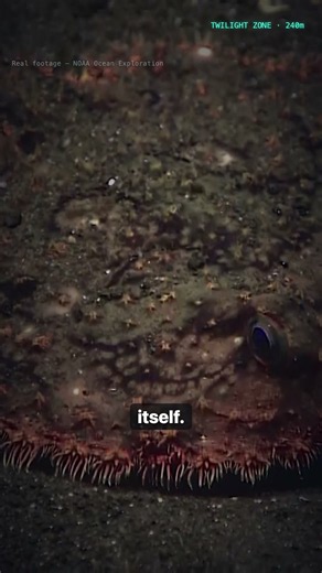 240 Meters Down: a Fish Disguised as a Spiky Red Pizza | Batfish (Real Footage) 🌊