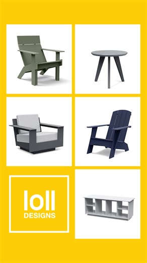 Designed for all-seasons all-weather, Loll Designs furniture requires zero maintenance so you can enjoy your time outdoors. | Loll Designs