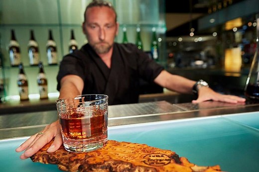 We are so delighted to give you a peek at how Jimmy Barrat revealed the new Zuma Zacapa Live Solera to some very lucky guests in Zuma Dubai recently. Our Zuma Dubai version has barrels seasoned with Camel's Milk, Rose Water, Kaffir Lime and Saffron.... Truly stunning! | Zuma Dubai