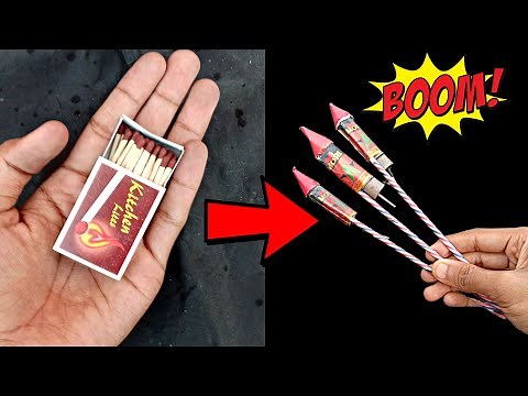 How To Make A Match Rocket At Home || Homemade Match Rocket Easy 2021