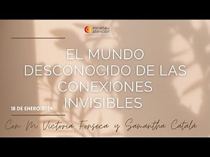 The unknown world of invisible connections with Mª Victoria Fonseca