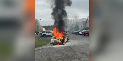 USPS to contact residents affected by mail truck fire
