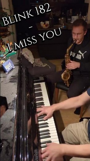 Blink 182 - I Miss You (2 the stars Piano- Saxophon Cover) LIVE