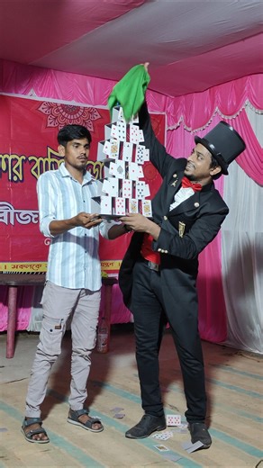 stage card magic #cardtrick #magictricks #magicshow #shortsfeed #shorts #tutorialguruji #tranding