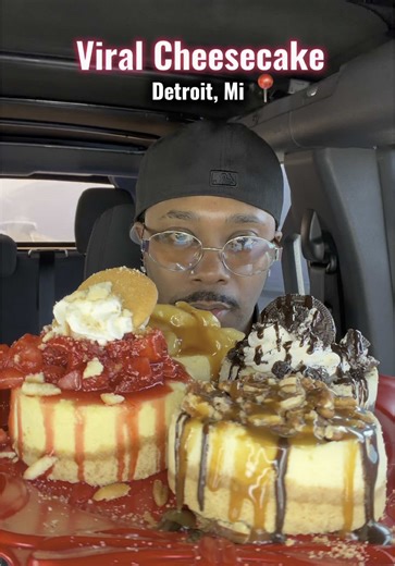 Viral cheesecakes in Detroit, Michigan 😍❤️ From @shopmzcheesecake @Shop Mz.Cheesecake Have yall had them yet? If so what’s your favorite 😋 18685 Livernois Ave Detroit, MI 48221