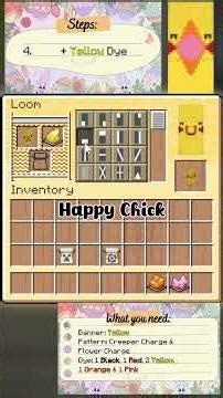 Happy Chick🐤🐣🐥#minecraft #eastereggs #minecrafteastereggs #minecraftbanner #tutorial #easter #chick