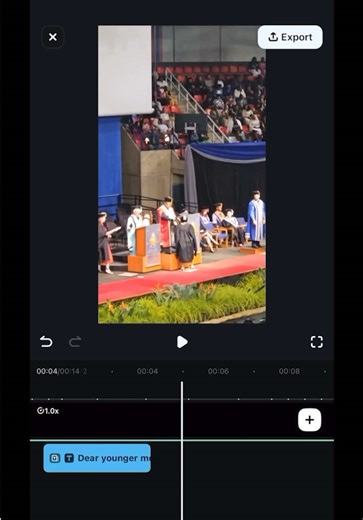 Emotional Graduation Editing with Templates