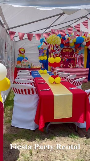 Carnival Tent Decoration Ideas by Event Planner | DIY Circus Theme
