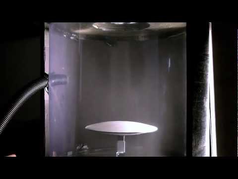 Vortex lift! (a vortex lifting a heavy metal disc)