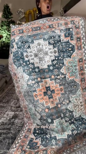 Vintage Non-Slip Floor Runner Rug for Farmhouse Style