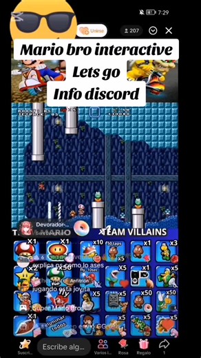 Mario bro interactive