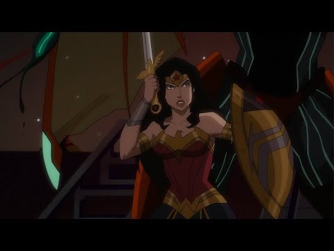 Wonder Woman (DCAMU) Powers and Fight Scenes - Justice League Dark: Apokolips War