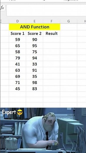 How to Use the AND() Function in Excel
