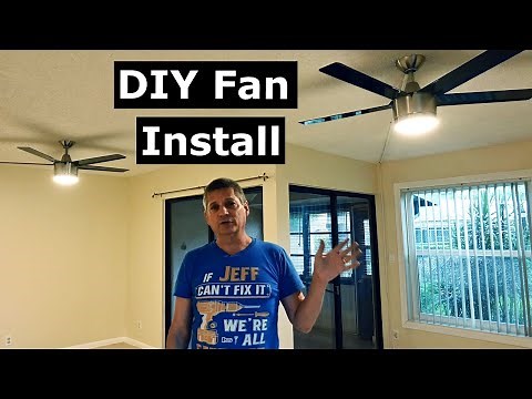 How to Install Ceiling Fans - Fix Installer Errors, Wobbling Fan