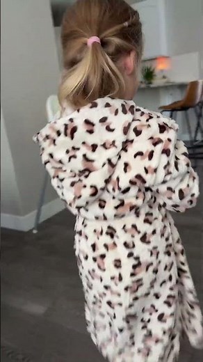 Cozy robe for littles!