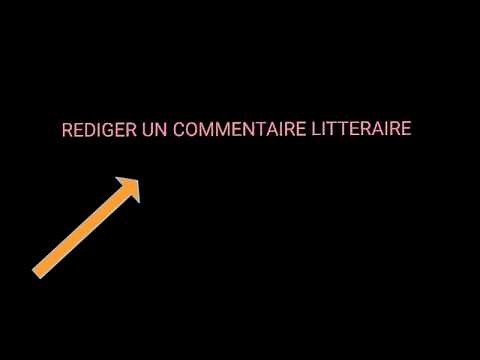 REDIGER UNE INTRODUCTION, UNE TRANSITION ET UNE CONCLUSION DE COMMENTAIRE