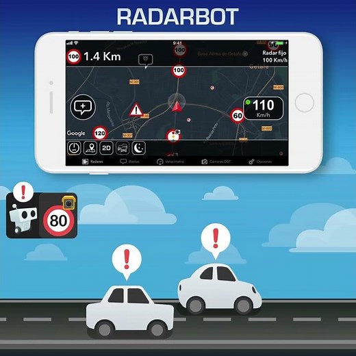 Radarbot. Detector de Radares Gratis
