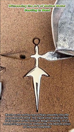 Witnessing the Art of Molten Metal Casting in Sand