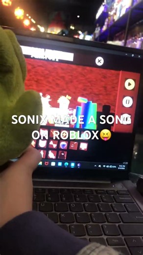 Sonix made a song on Roblox😱😱😱