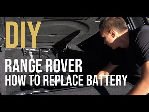 How to Replace the Battery on Range Rover 2013-2020 L405 and Range Rover Sport L494 Fixty #Fixty