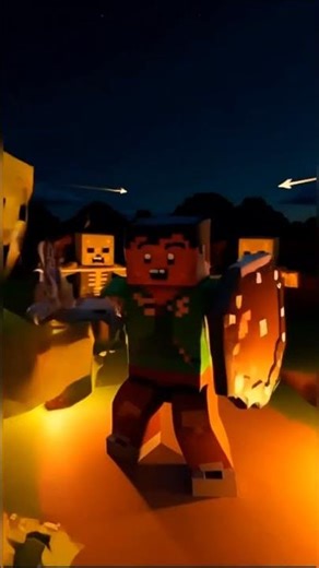 Epic Minecraft Gameplay | Cinematic Survival Moments #ai #kids #gaming