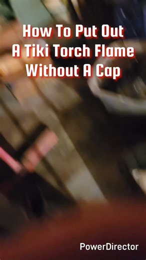Putting out a tiki torch without a cap | Joel Cooper
