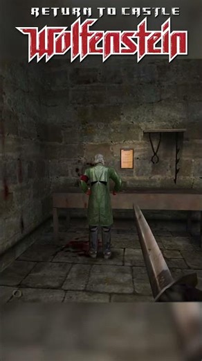 Return to castle #rtcw #wolfenstein #ww2 #gaming #shorts #short