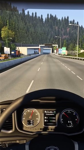 Euro Truck Simulator 2 | Real SCANIA V8 engine and retarder | Austria autobahn