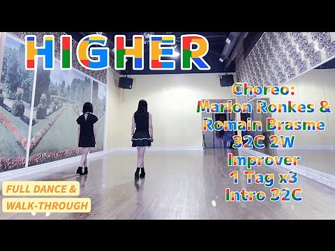 HIGHER Line Dance | Marlon Ronkes & Romain Brasme