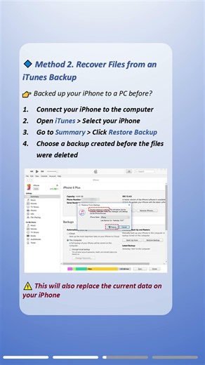 Deleted Files on iPhone? Recover Them Now!