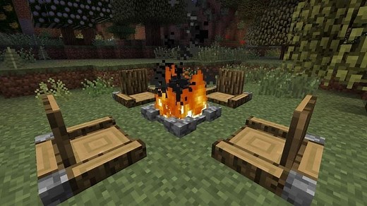 How to put out a campfire in Minecraft