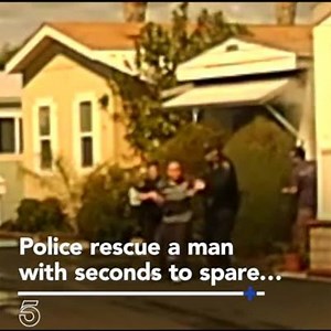 Dramatically rescued with seconds to spare -- a survivor speaks out after a large explosion... Tonight on the KTLA 5 News at 10! | KTLA 5 News