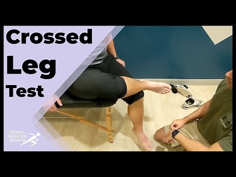Crossed Leg Test (for High Ankle Sprain)