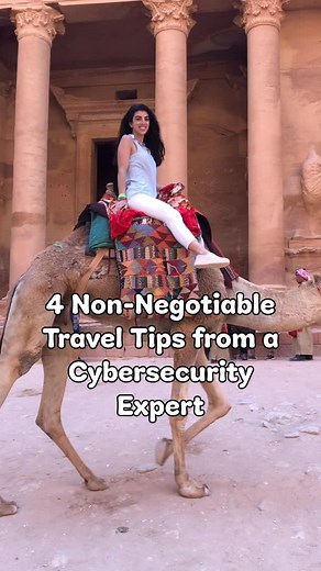 Caitlin Sarian | Cybersecurity Girl | Online Security | AI on Instagram: "Day 14: 31 days to a safer you. 4 Non-Negotiable Travel Tips from a Cybersecurity Expert: 1️⃣ Turn off Wi-Fi auto-connect. Public networks in airports, cafés, and hotels are prime hunting grounds for hackers. Auto-connect can make your phone join a fake “Free Wi-Fi” network without you realizing it, giving attackers a path to your personal data. 2️⃣ Disable Bluetooth when you’re not using it. Bluetooth can automatically co